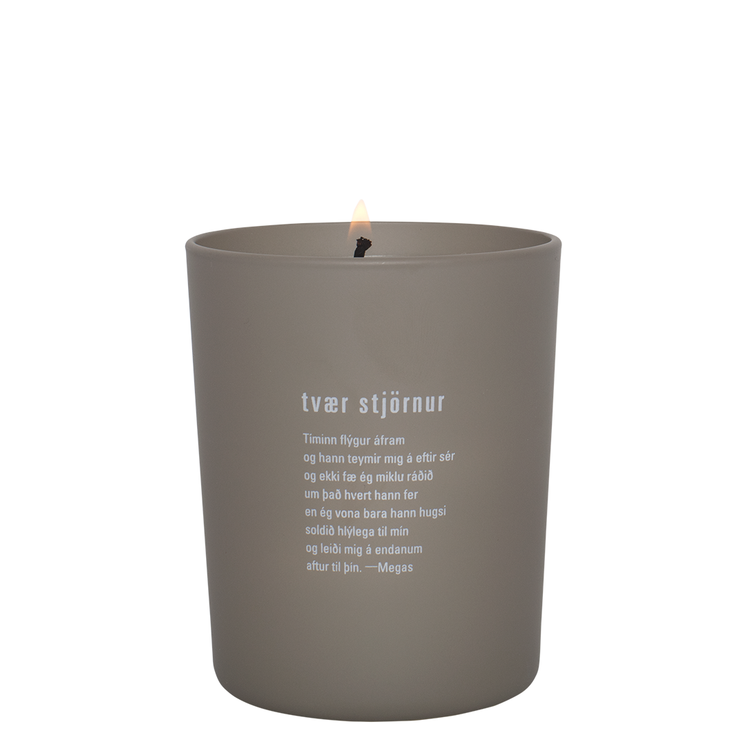 Tvær Stjörnur ilmkerti